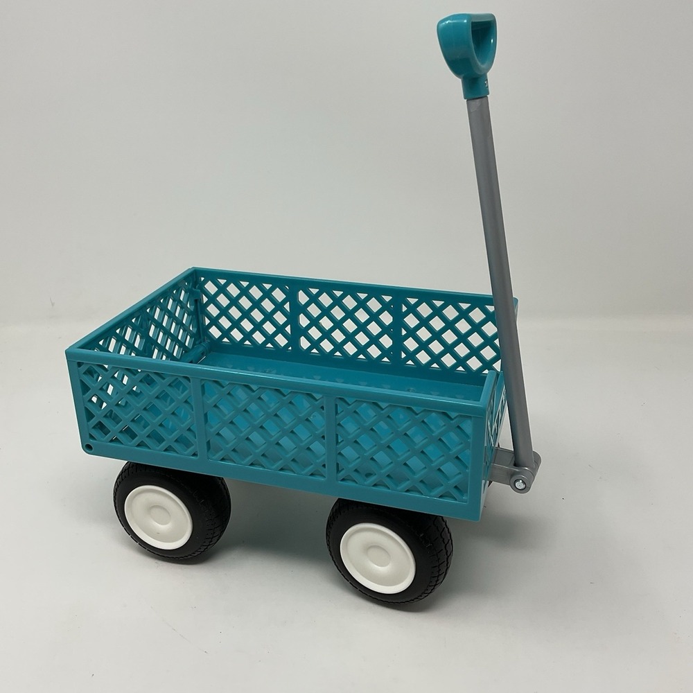American Girl Doll Kira Blue Wildlife Rescue Wagon With Gate 18 Inch